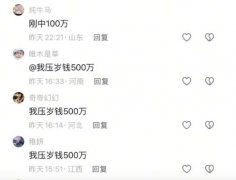 我压岁钱500万是什么意思？评论区中的赛博测试