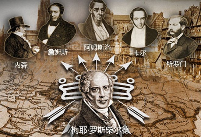 梅耶·罗斯柴尔德和他的5个儿子