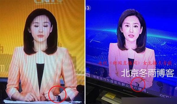 央视女主播戴苹果手表出镜引质疑(图)