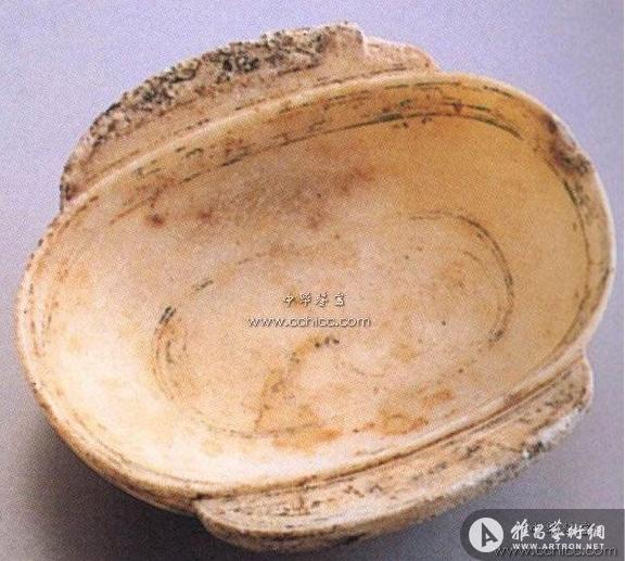 汉白玉耳杯