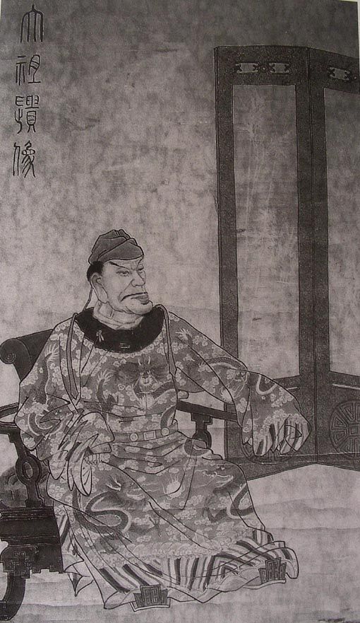 明太祖朱元璋真实面貌 令人迷惑的画像(组图)