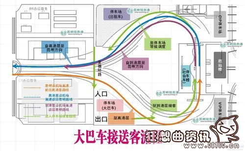 昆明机场大巴最新线路图，昆明机场具体是在什么位置