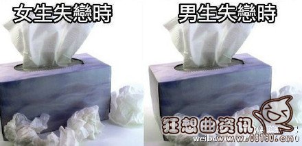 男女失恋后有哪些区别，男女失恋后应该需要怎么做