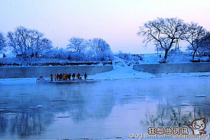 松花江一年四季的景色图片，松花江的冬季冰有多厚