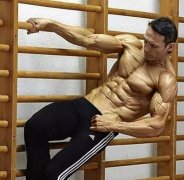 体脂最低的男人Helmut Strebl身材图，不同体脂率很身材对应图
