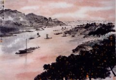 傅抱石作品一平尺价格，傅抱石山水画作品欣赏