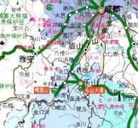 成都峨眉山旅游攻略，成都至峨眉山最快路线地图
