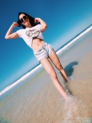 游泳女神刘湘身高1米8，刘湘多角度比基尼照片欣赏