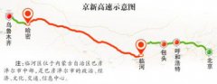 中国最长沙漠高速公路线路图，沙漠公路有没有加油站？